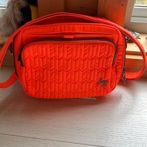 Lug Crossbody Bag in Bright Orange